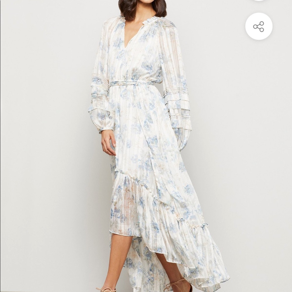 BCBG new Sea Salt high low dress
